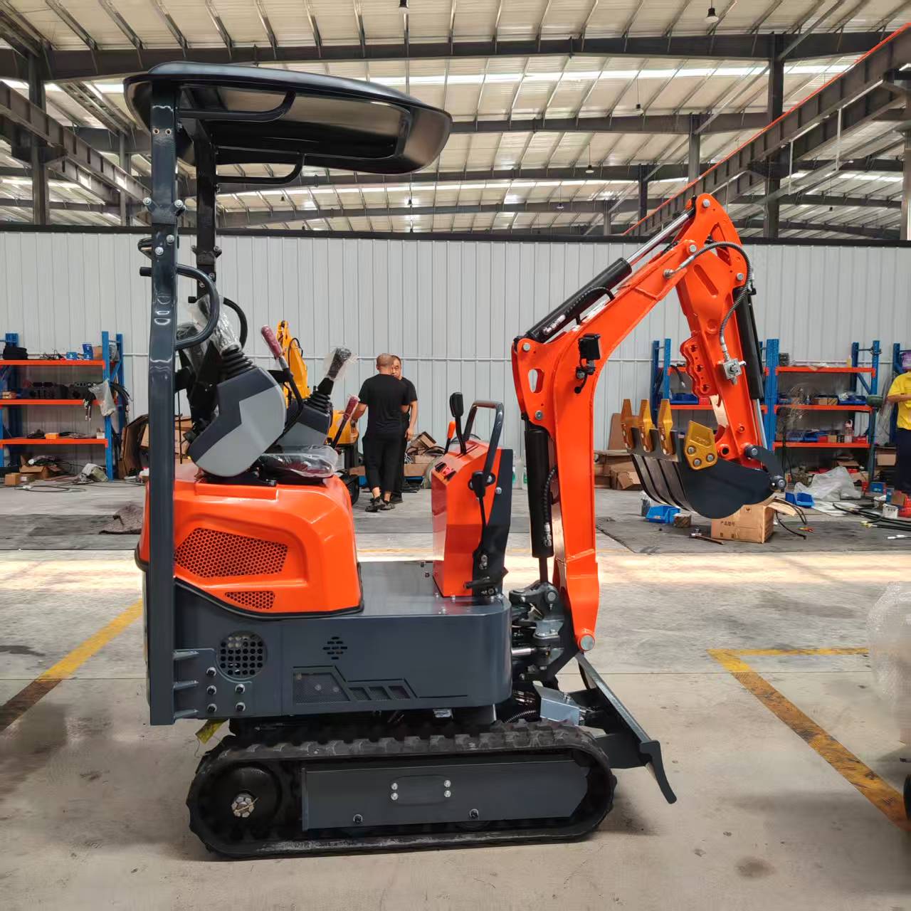 Mini-pelle Condor E12 Orange - Vue 3