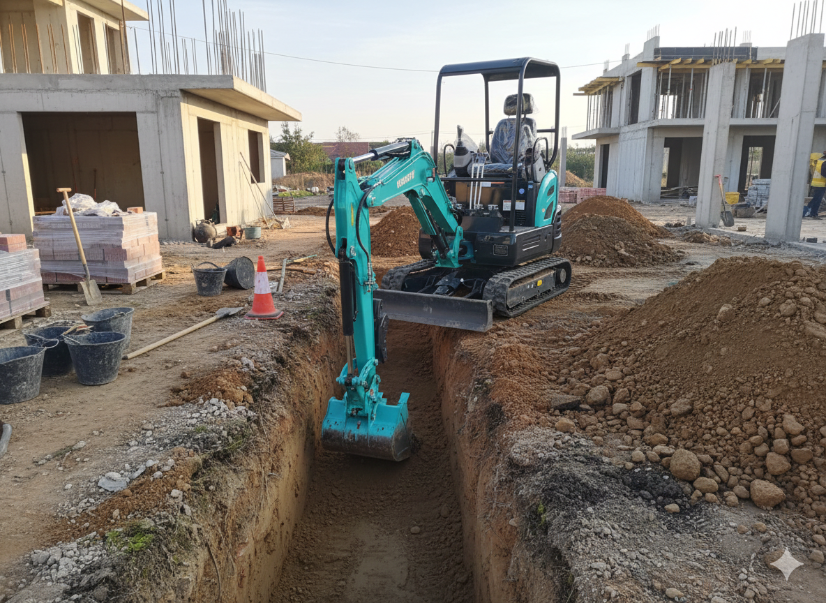 Mini-pelle Condor E12 - Vue 4